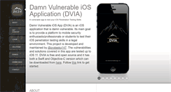 Desktop Screenshot of damnvulnerableiosapp.com