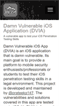 Mobile Screenshot of damnvulnerableiosapp.com